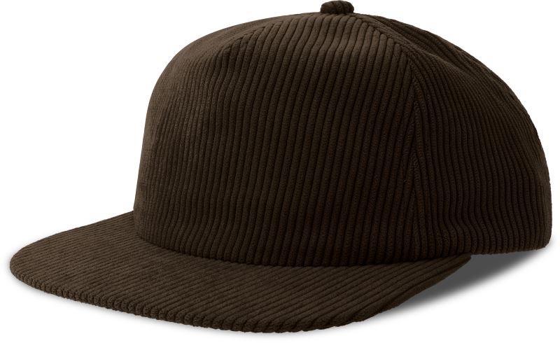 Unisex 5 Panel Corduroy kapa Atlantis – brown