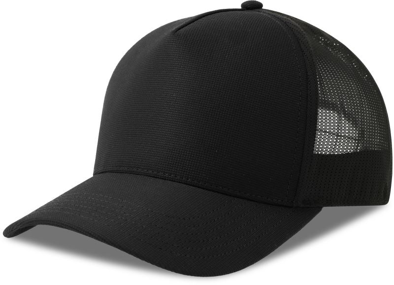 Unisex 5 Panel Trucker kapa Atlantis – black/black