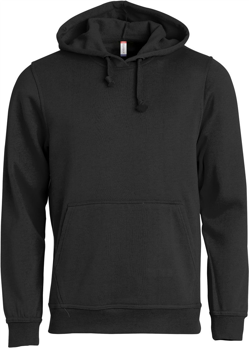 Unisex pulover s kapuco Clique Basic Hoody - Črna
