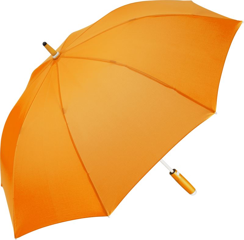Unisex AC Midsize Umbrella "Whiteline" Fare – Oranžna