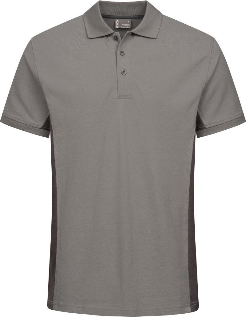 Unisex Contrast delovna oblačila polo - EXCD Promodoro – new light grey/charcoal