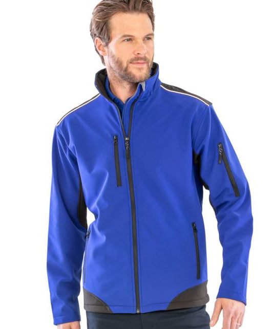 Troslojna ripstop delovna softshell jakna Result Work-Guard R124X