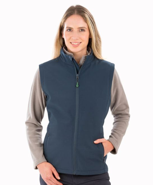 Ženski reciklirani softshell telovnik Result R902F