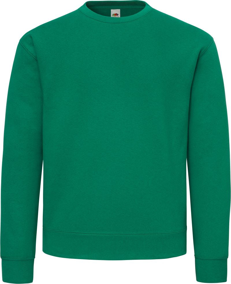 Unisex pulover "Supercotton™" Fruit of the Loom – college green
