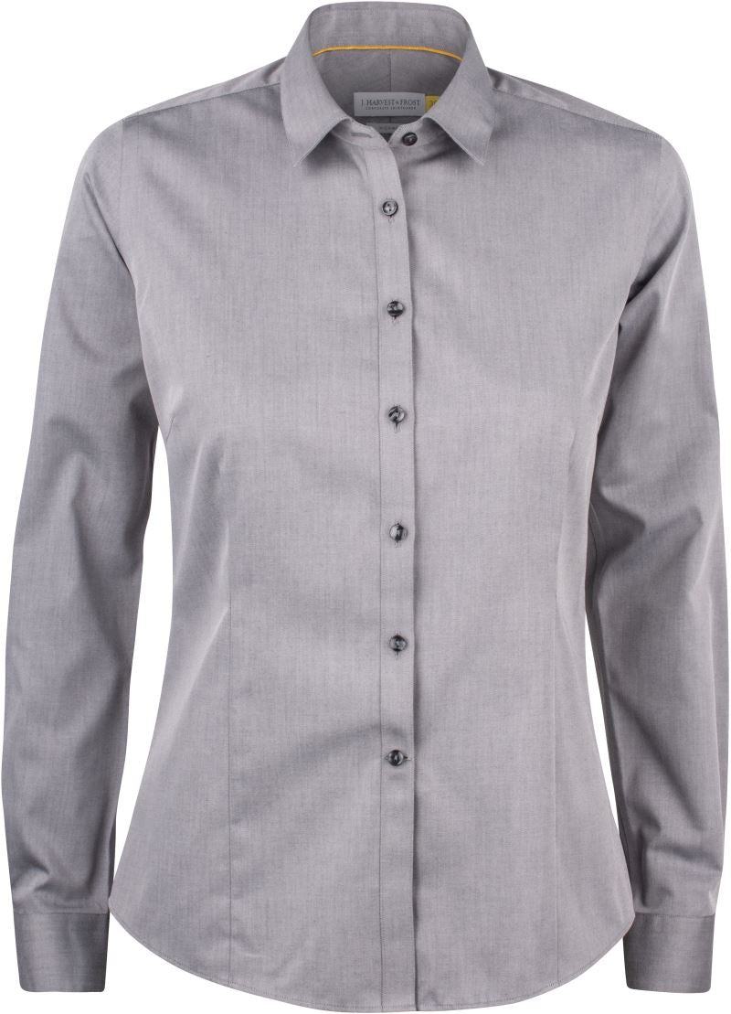 Ženski twill Blouse dolgi rokav J.Harvest & Frost – grey
