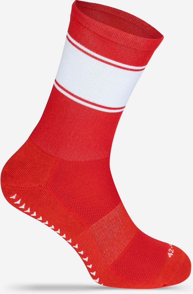 Unisex sport Socks "Ballersocks Light" Mr.Socks – red/white