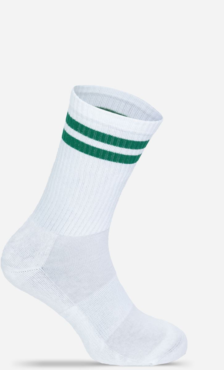 Unisex tennis Socks "Osnovna" Mr.Socks – white/green