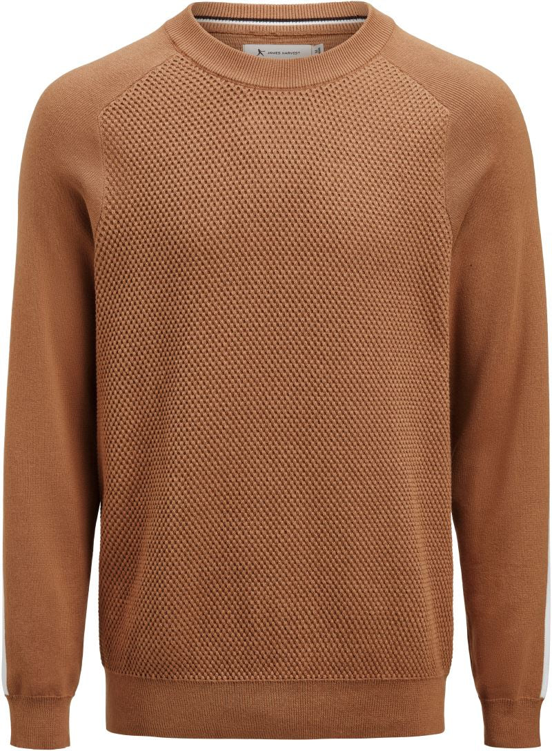 Moška Pullover James Harvest – hazel