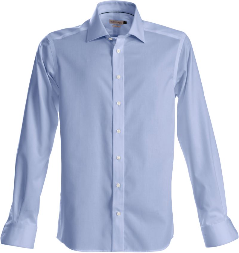 Moški non-iron shirt dolgi rokav J.Harvest & Frost – Nebesno modra