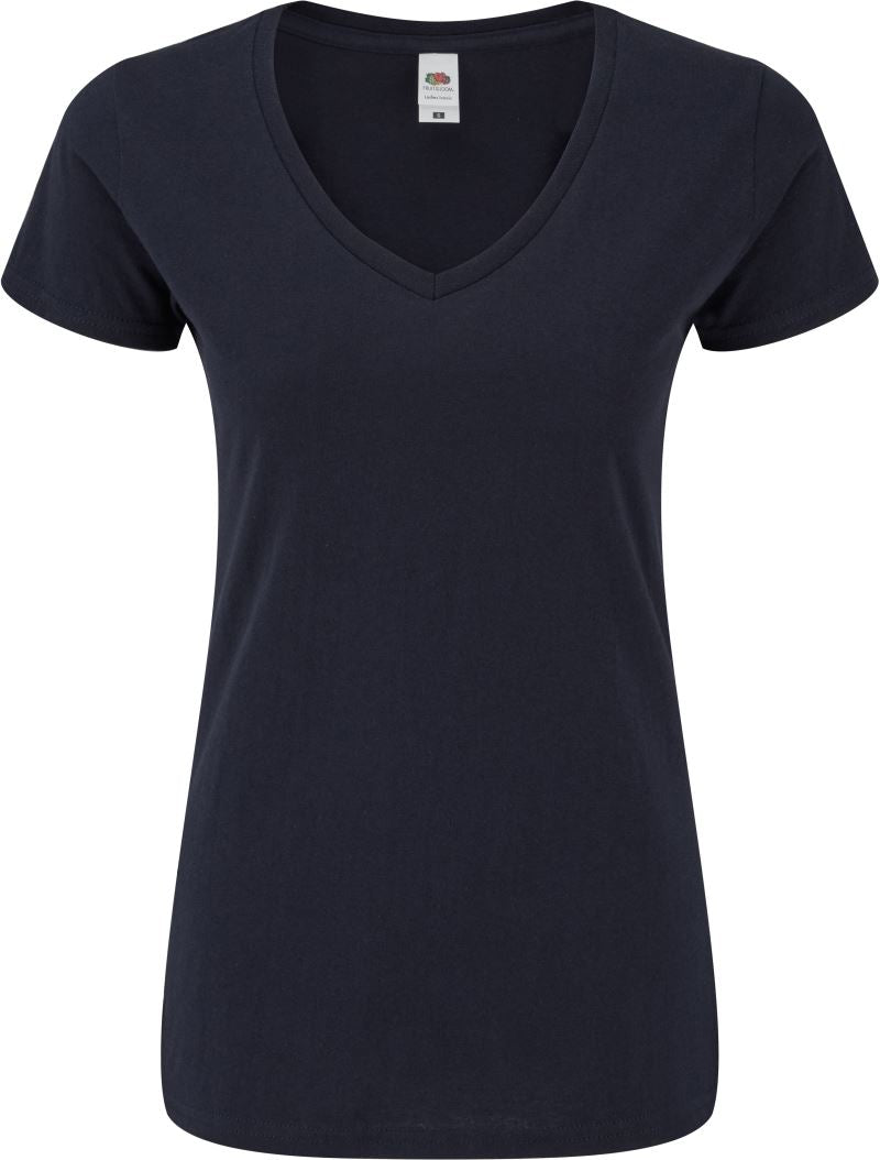 Ženska Majica Kratek Rokav F.O.L.  Lady-Fit Iconic 150 V-Neck T - oblekanadom