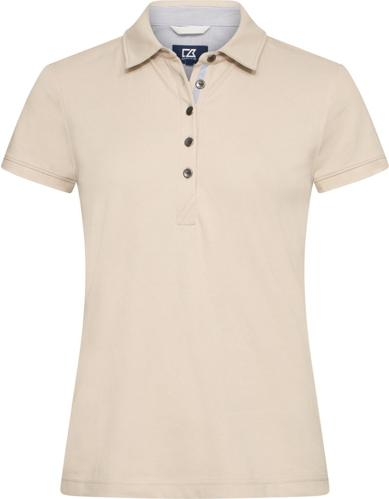 Ženska Piqué polo Cutter & Buck – beige