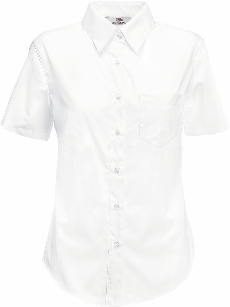 Ženska Srajca s Kratkimi Rokavi F.O.L.  Lady-Fit Poplin Shirt SSL - oblekanadom