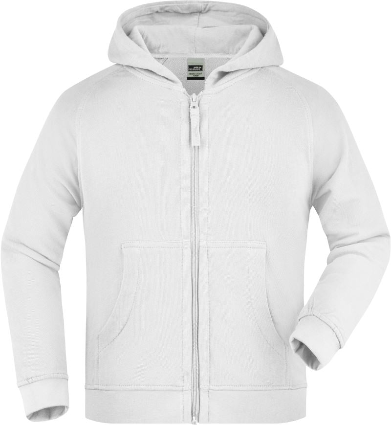 Children's puffy hoodie jacket by James & Nicholson, featuring a cozy design with a hood and soft fabric for warmth and comfort.