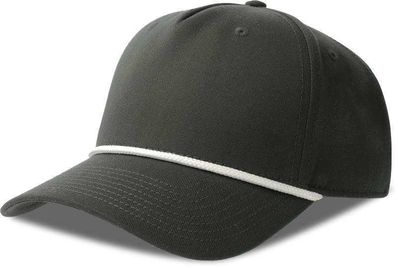 Unisex 5 Panel Baseball kapa Atlantis – dark grey/white