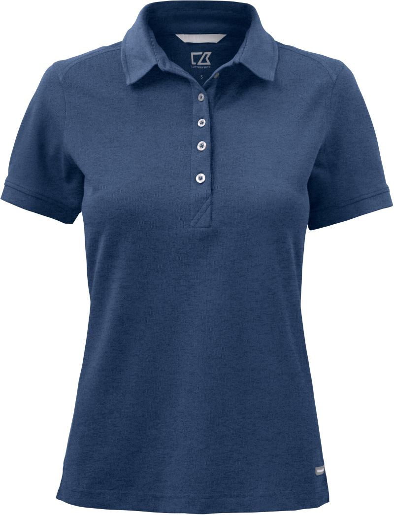 Ženska Piqué polo Cutter & Buck – cobolt melange