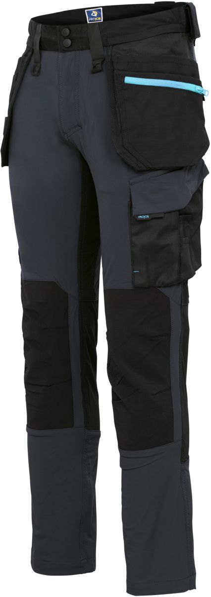 ProJob 5551 raztegljive delovne hlače Cordura 44-60 - Mornarsko modra