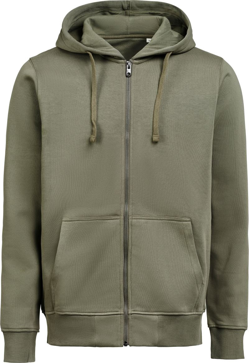 Unisex težji Unisex s kapuco jopica Untagged Movement – thyme