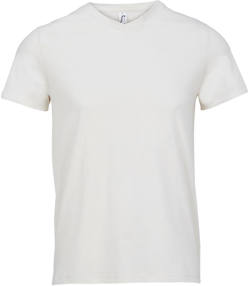 Moška V-izrez majica SOL's Collection – off white