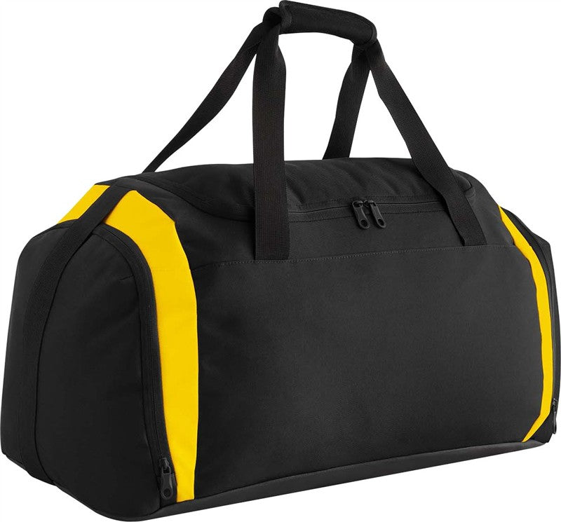 Športna potovalna torba Teamwear BagBase BG 572 v barvi Črna/rumena