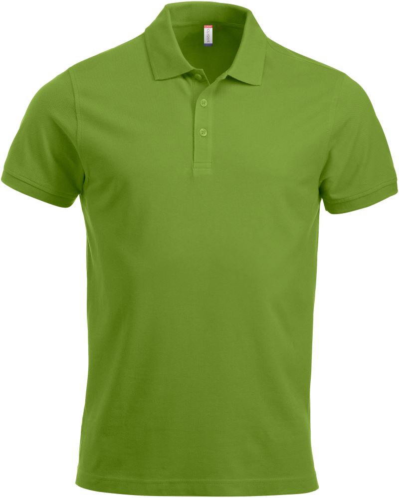 Moška težji Piqué polo Clique – light green