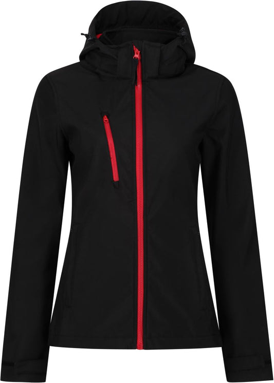Ženska troslojna softshell jakna s kapuco Regatta Venturer TRA702