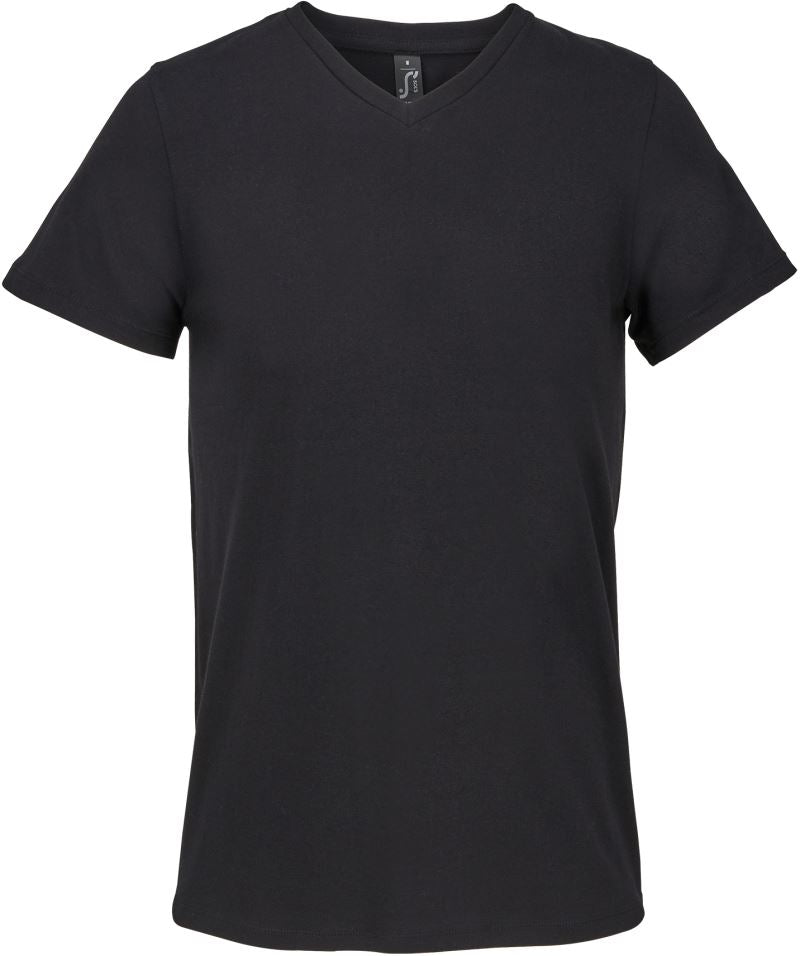 Moška V-izrez majica SOL's Collection – deep black