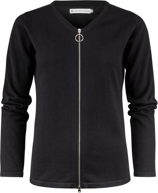 Ženska Cardigan James Harvest – Črna