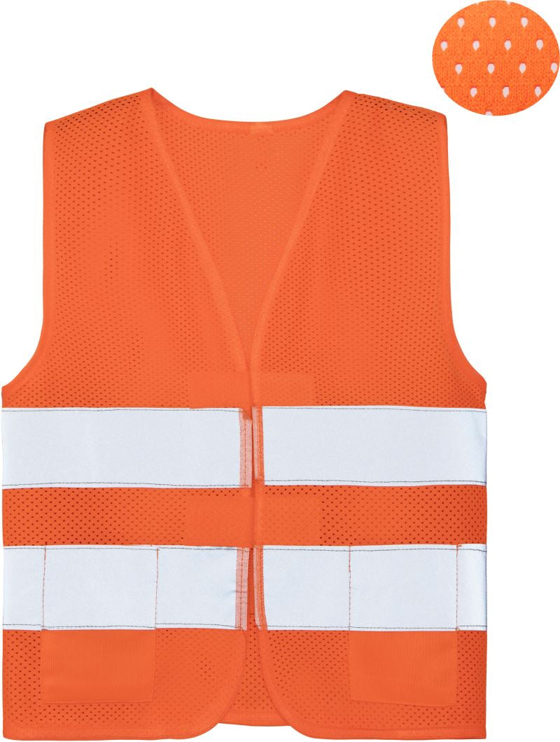 Korntex Korfu otroški mrežasti varnostni telovnik - Oranžna