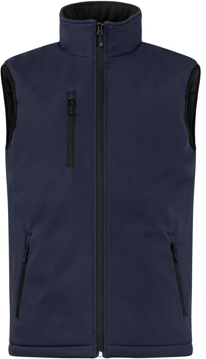 Moški podložena Moška softshell brezrokavnik Clique – dark navy
