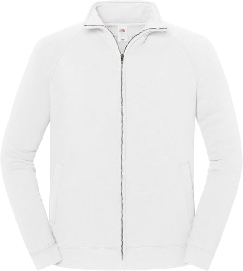 Unisex težji jopica Fruit of the Loom – Bela