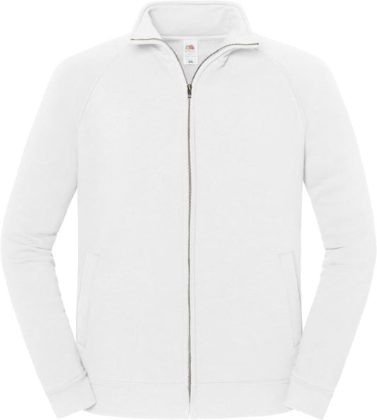 Unisex težji jopica Fruit of the Loom – Bela