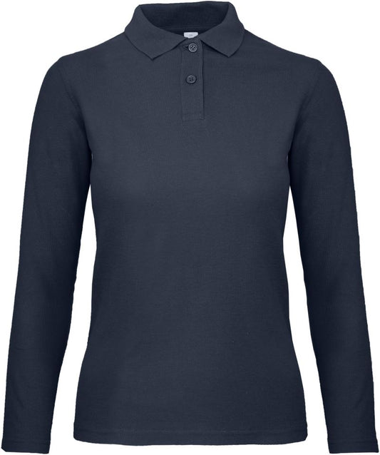 Ženska polo majica z dolgimi rokavi B&C ID.001 LSL, prikaz izdelka