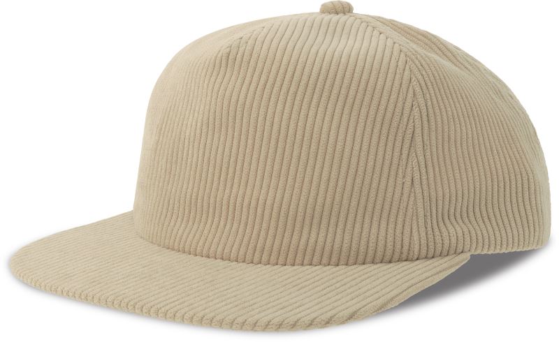 Unisex 5 Panel Corduroy kapa Atlantis – stone