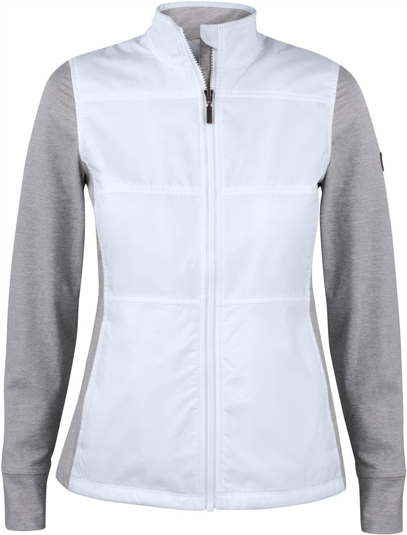 Ženska raztegljiva hibridna jakna Cutter & Buck Stealth Jacket Women - Bela