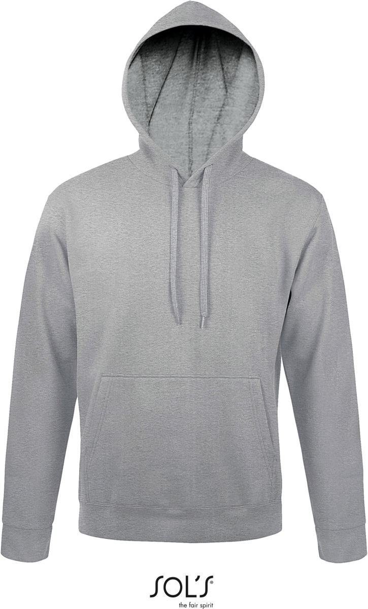 Unisex s kapuco pulover SOL's Collection – grey melange