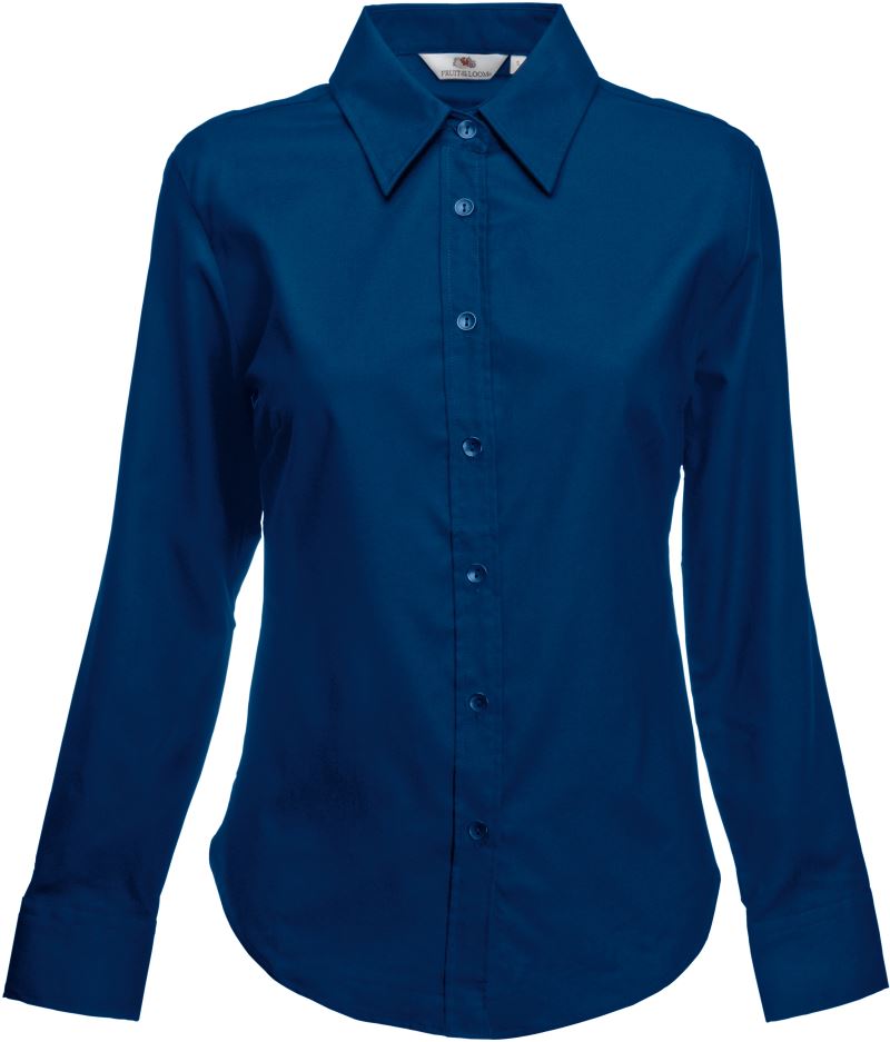 Ženska Srajca s Dolgimi Rokavi F.O.L.  Lady-Fit Oxford Shirt LSL - oblekanadom