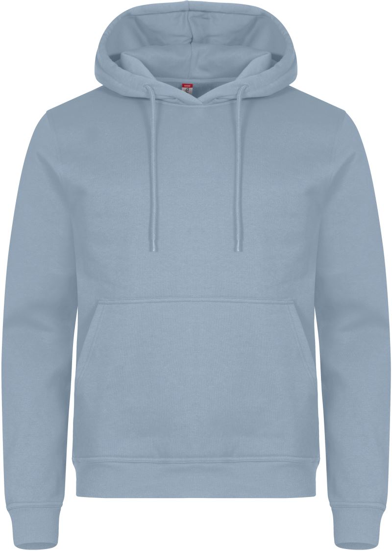 Unisex s kapuco pulover Clique – soft blue