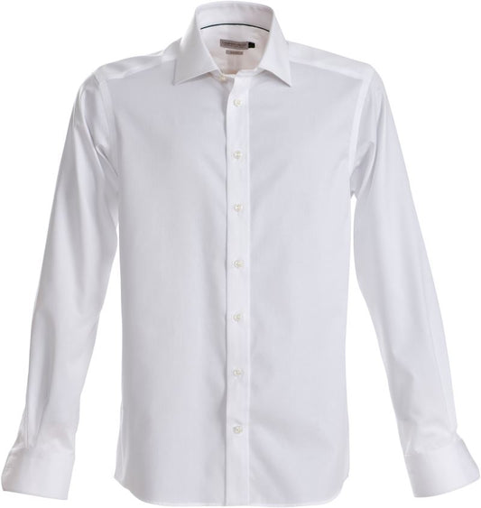 Moški non-iron shirt dolgi rokav J.Harvest & Frost – Bela