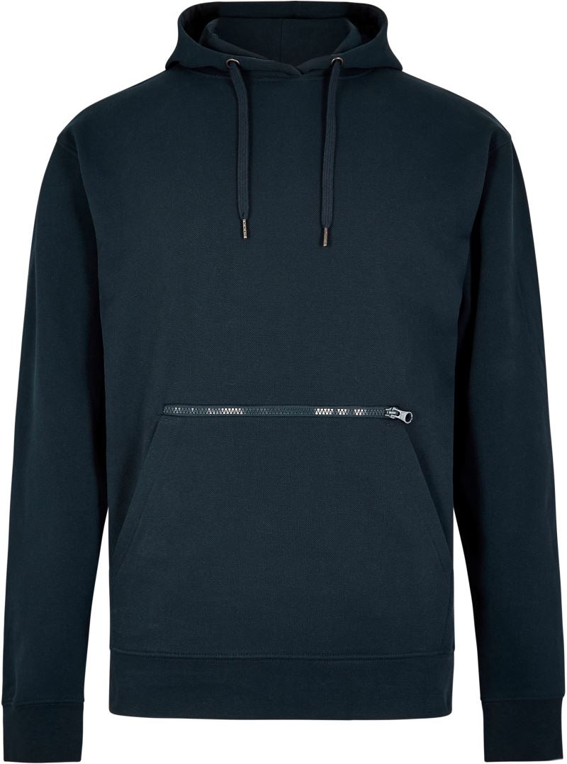 Unisex piqué s kapuco pulover Kustom Kit – Mornarsko modra