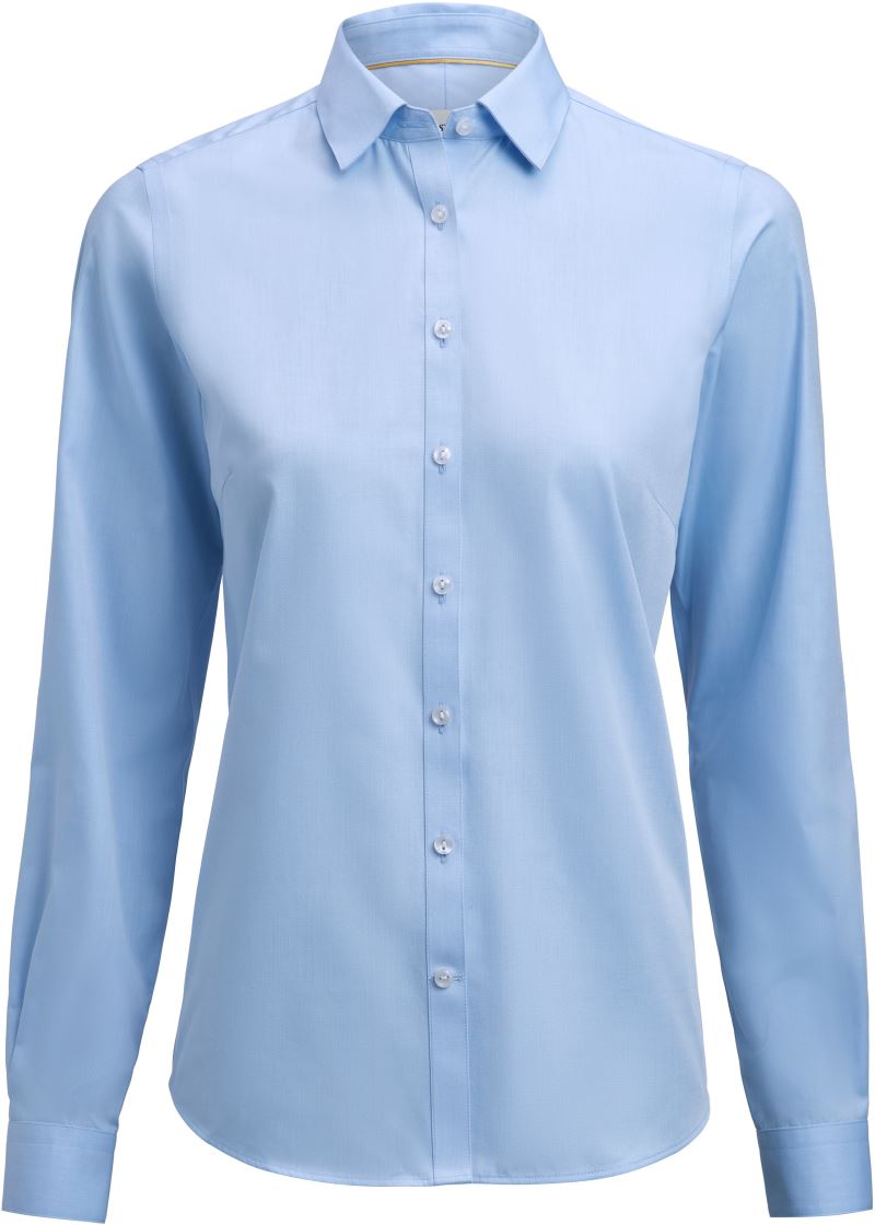 Ženski twill Blouse dolgi rokav J.Harvest & Frost – Nebesno modra