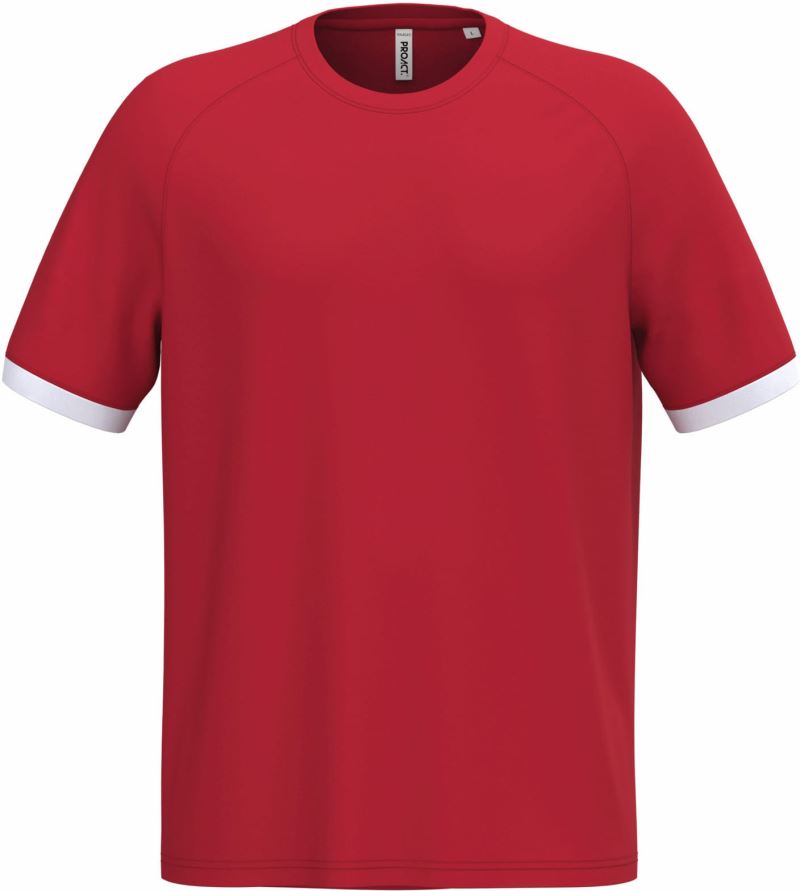 Unisex Contrast Sport Shirt Kariban – sporty red/white