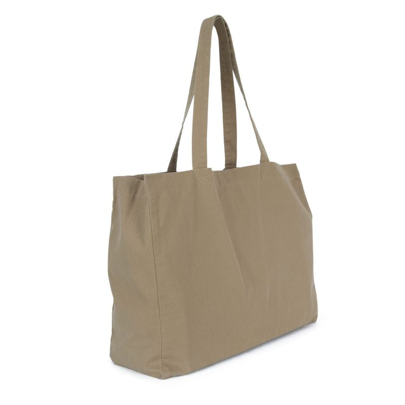 Unisex large Bag KiMood – washed olive gray
