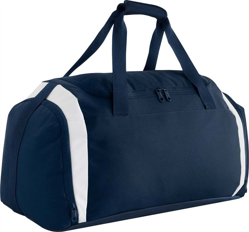 Športna potovalna torba Teamwear BagBase BG 572 v barvi Mornarsko modra/bela