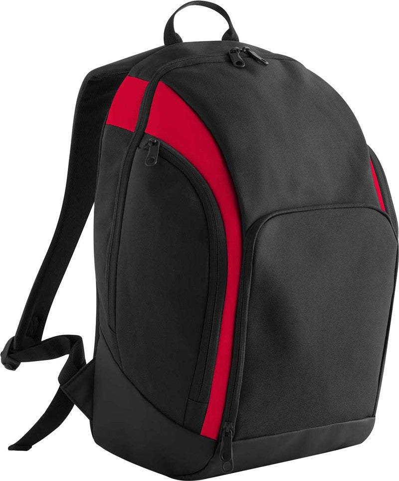 Športni nahrbtnik Teamwear BagBase BG 571 - Črna/rdeča