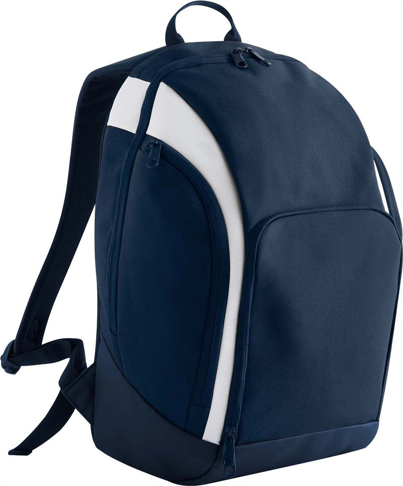 Športni nahrbtnik Teamwear BagBase BG 571 - Mornarsko modra/bela