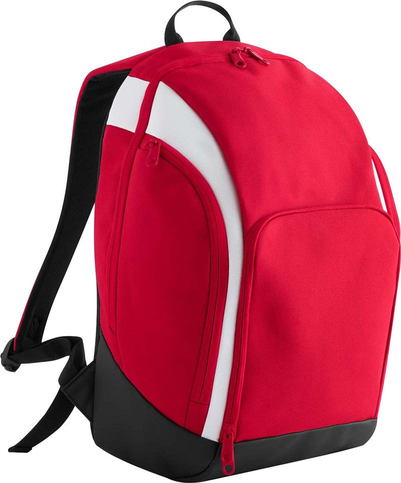 Športni nahrbtnik Teamwear BagBase BG 571 - Rdeča/bela/črna