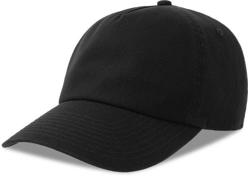Unisex 5 Panel Baseball kapa Atlantis – Črna