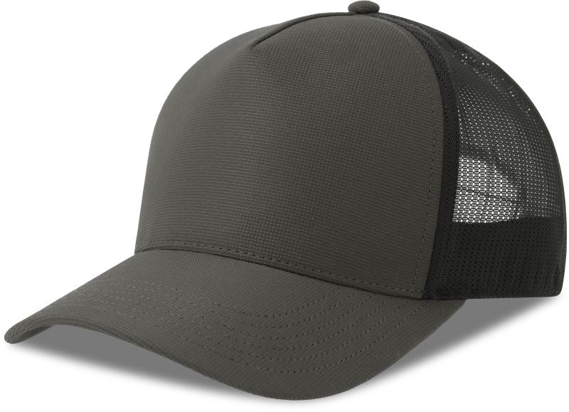 Unisex 5 Panel Trucker kapa Atlantis – dark grey/black
