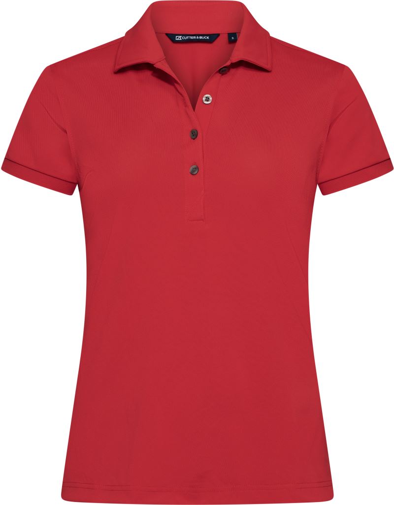 Ženska Functional polo Cutter & Buck – Rdeča