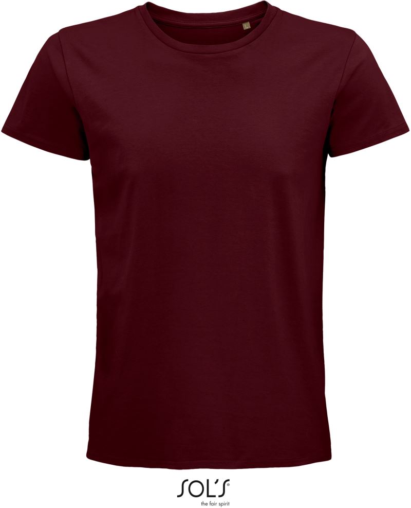 Moška Organic majica SOL's Collection – Bordo